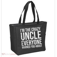 Crazy Uncle Funny Uncle Tote Bag thumb 2
