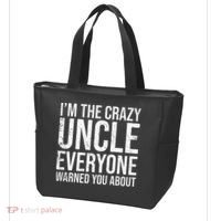 Crazy Uncle Funny Uncle Tote Bag thumb 3