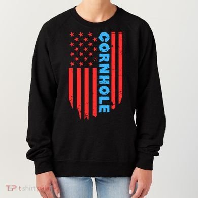 Cornhole Us Flag Women's Sweatshirt