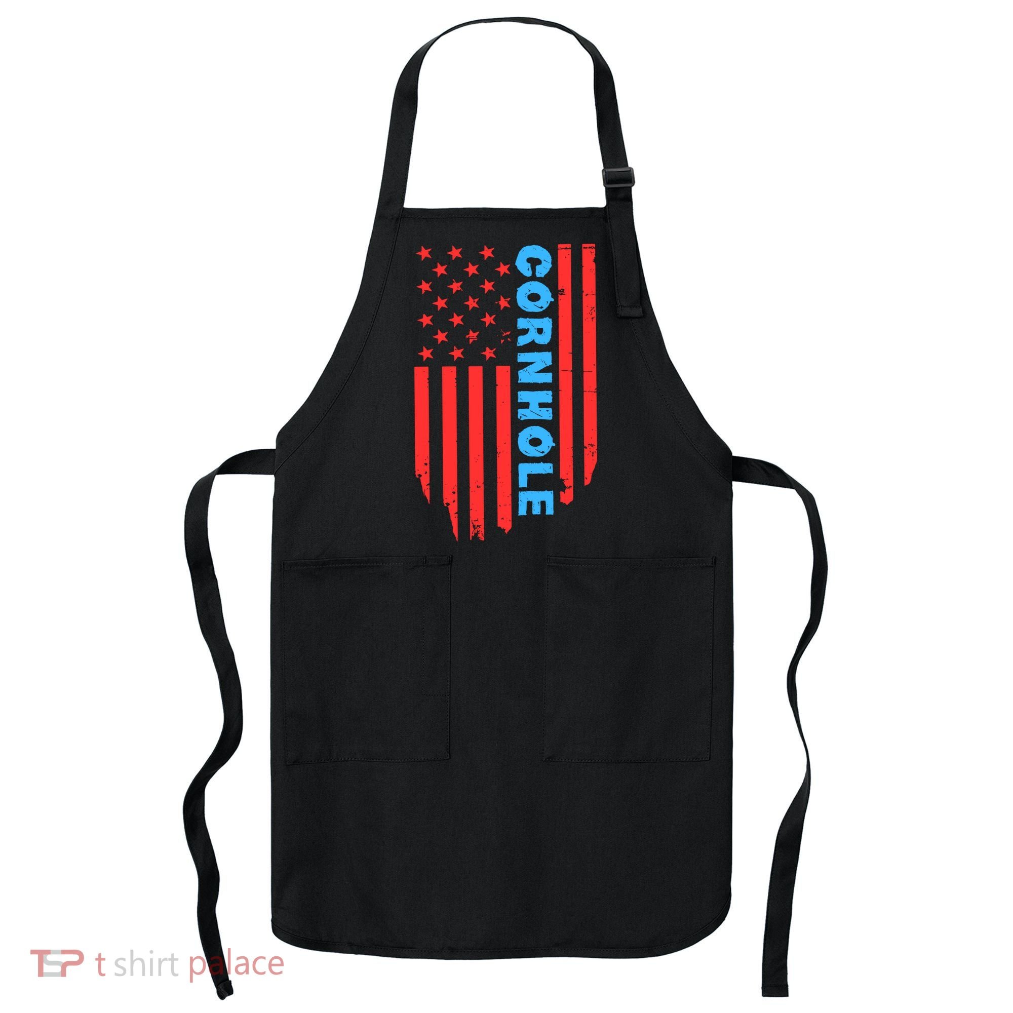 Cornhole Us Flag Apron