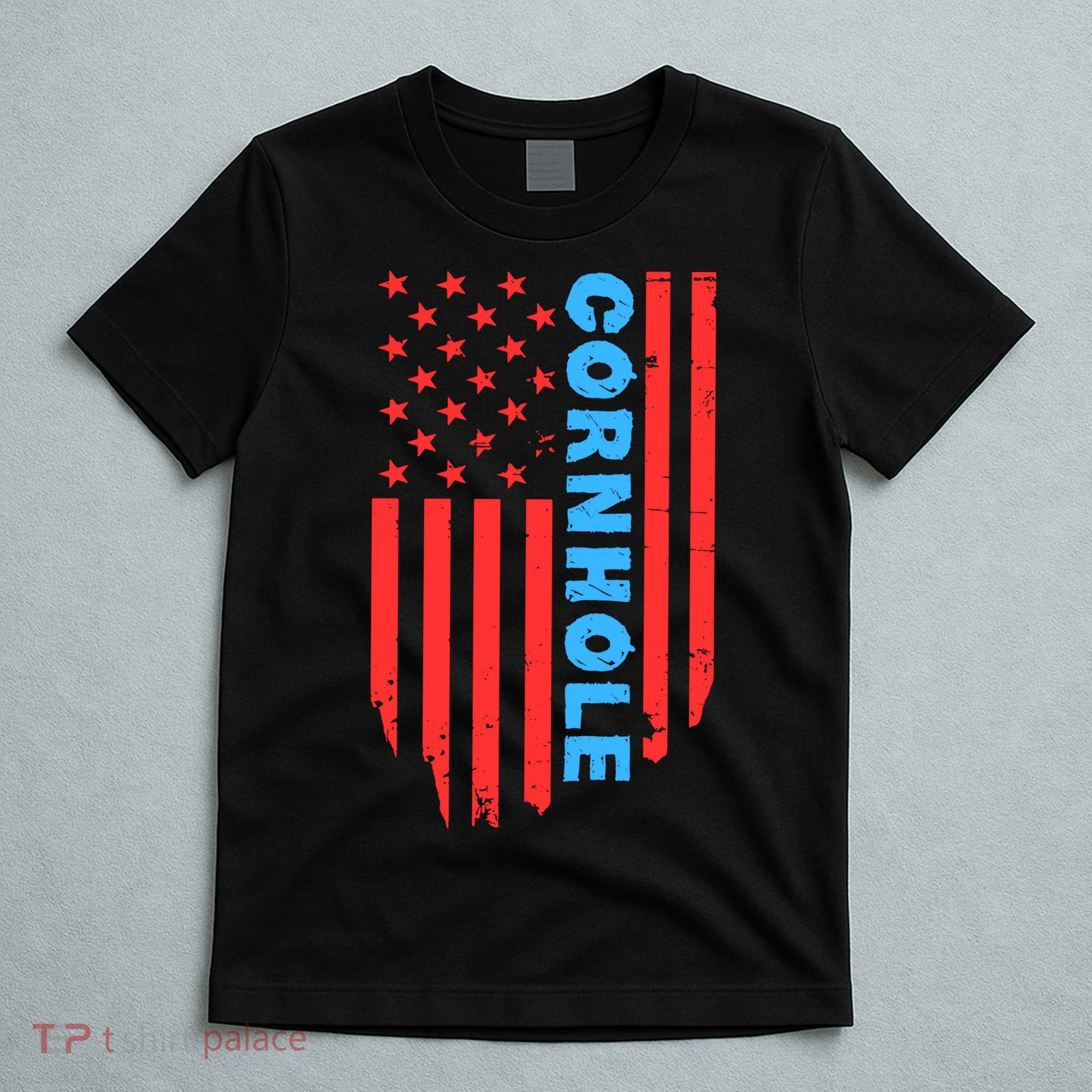 Cornhole Us Flag T-Shirt