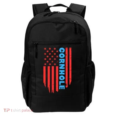 Cornhole Us Flag Backpack