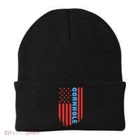 Cornhole Us Flag Beanie thumb 0