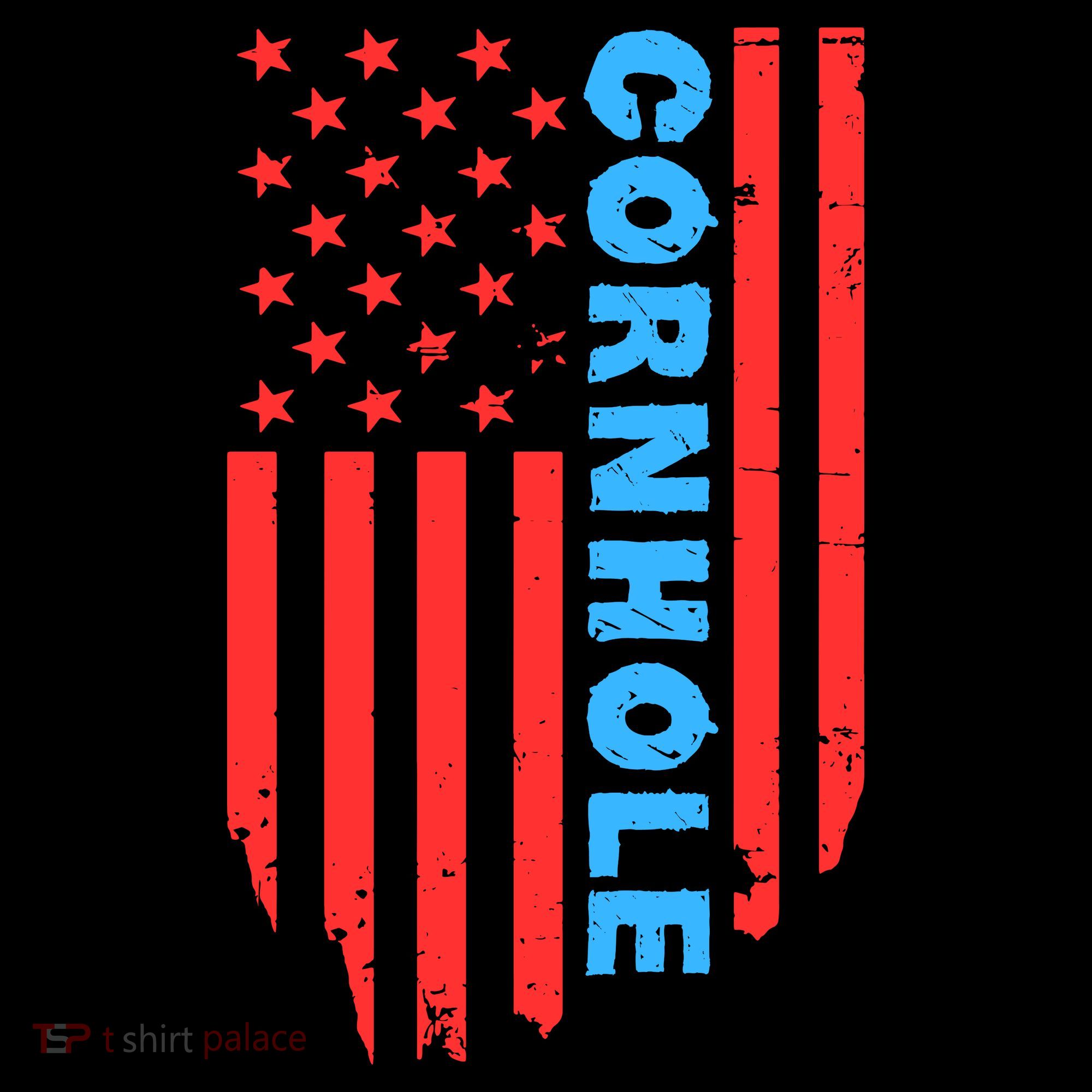 Cornhole Us Flag Mesh Reversible Basketball Jersey Tank