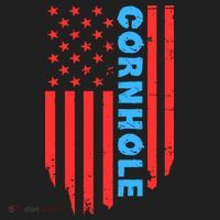 Cornhole Us Flag Tumbler thumb 3