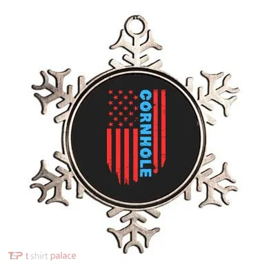 Cornhole Us Flag Ornament