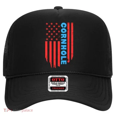 Cornhole Us Flag Hat