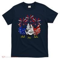 Chicken Usa Flag Patriotic Lover 4th Of July T-Shirt thumb 0