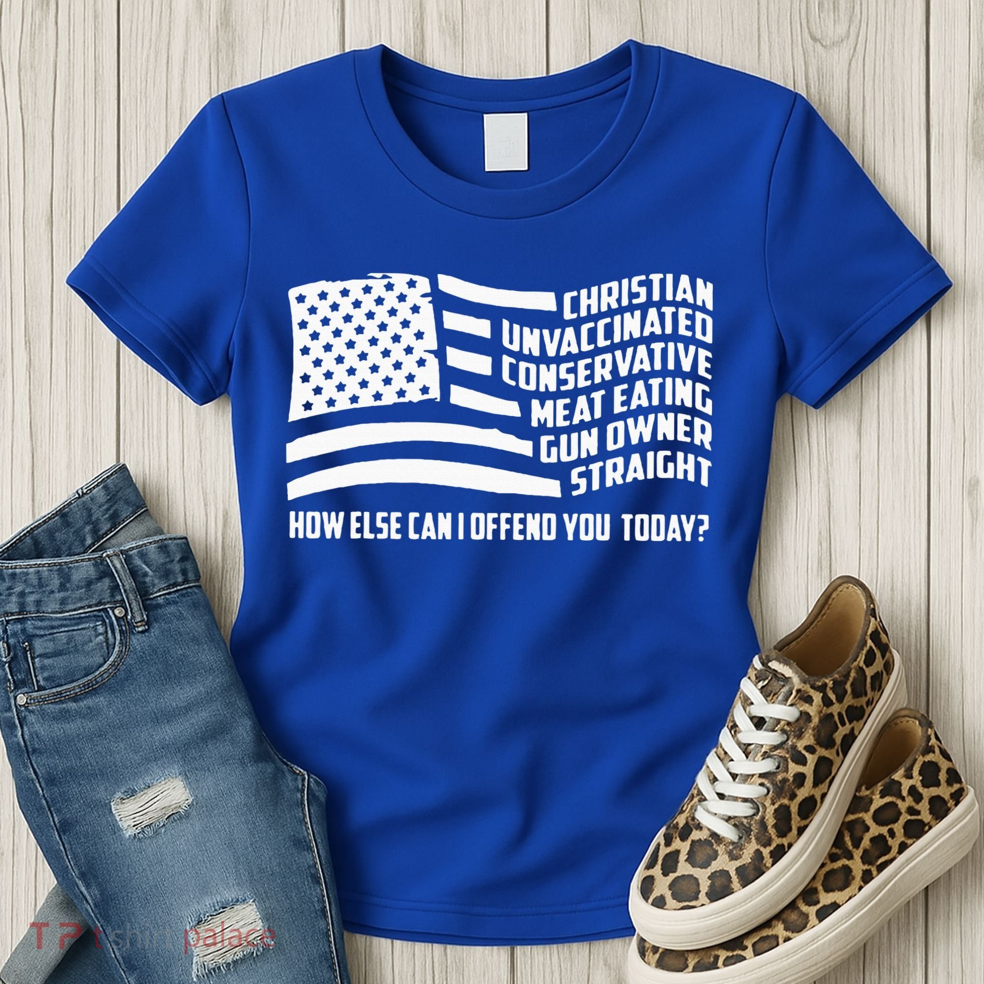 Christian Unvaccinated ... How Else Can I Offend You Today Women's T-Shirt