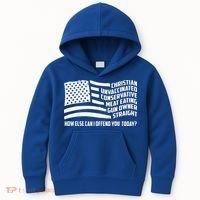 Christian Unvaccinated ... How Else Can I Offend You Today Kids Hoodie thumb 0