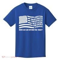 Christian Unvaccinated ... How Else Can I Offend You Today Kids T-Shirt thumb 0