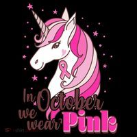 Cute Unicorn In October We Wear Pink Breast Cancer Awareness Coffee Mug thumb 5
