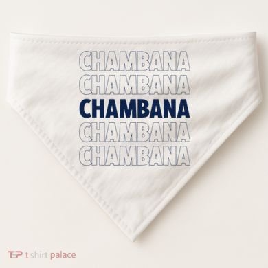 Champaign Urbana Illinois Home State USA-Made Doggie Bandana