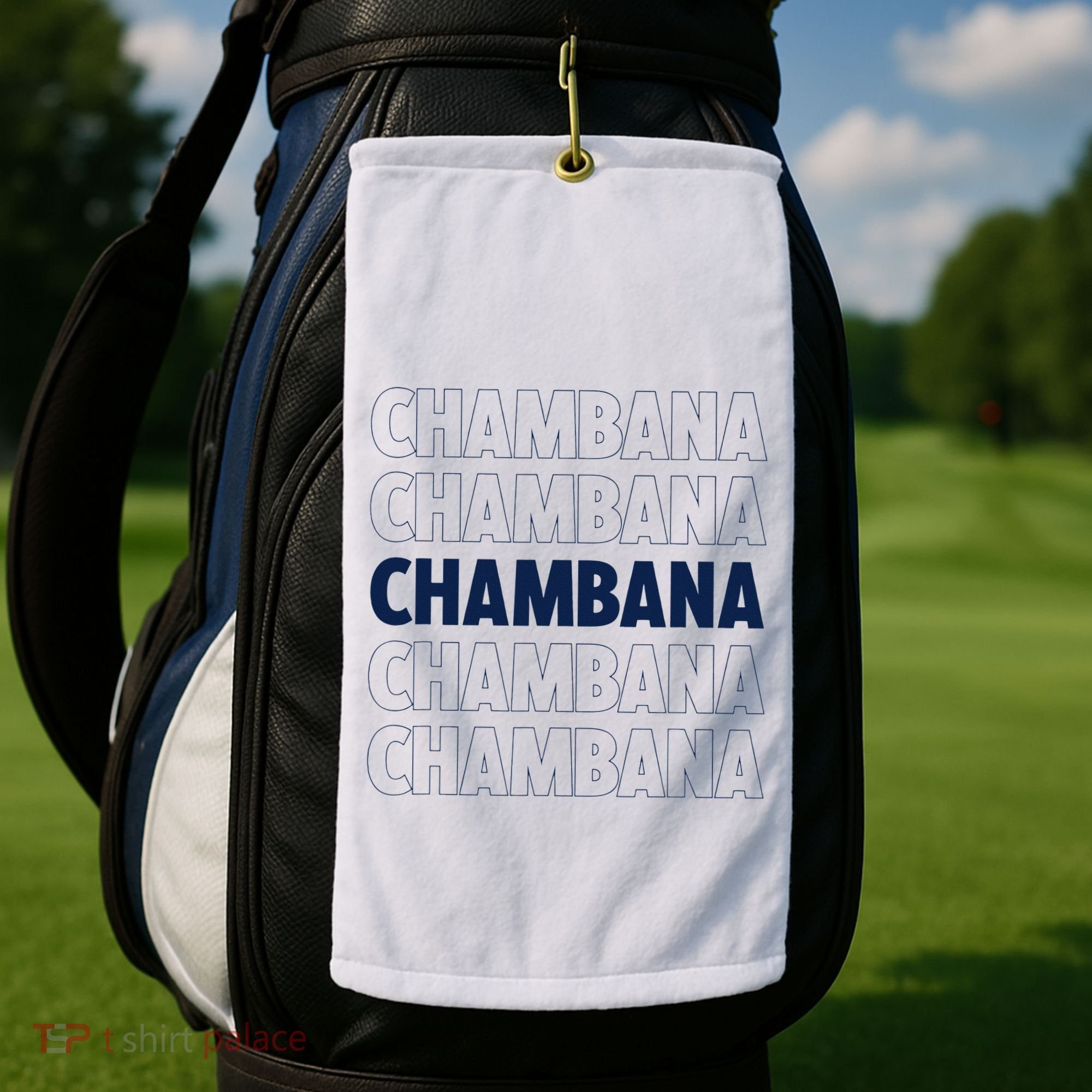 Champaign Urbana Illinois Home State Golf Towel
