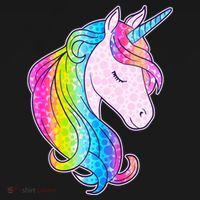 Cute Unicorn International Dot Day Make Your Mark USA-Made Doggie Bandana thumb 2