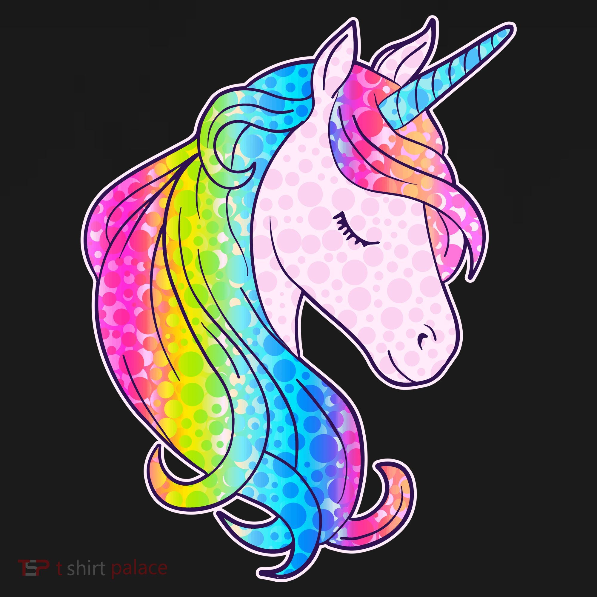 Cute Unicorn International Dot Day Make Your Mark USA-Made Doggie Bandana