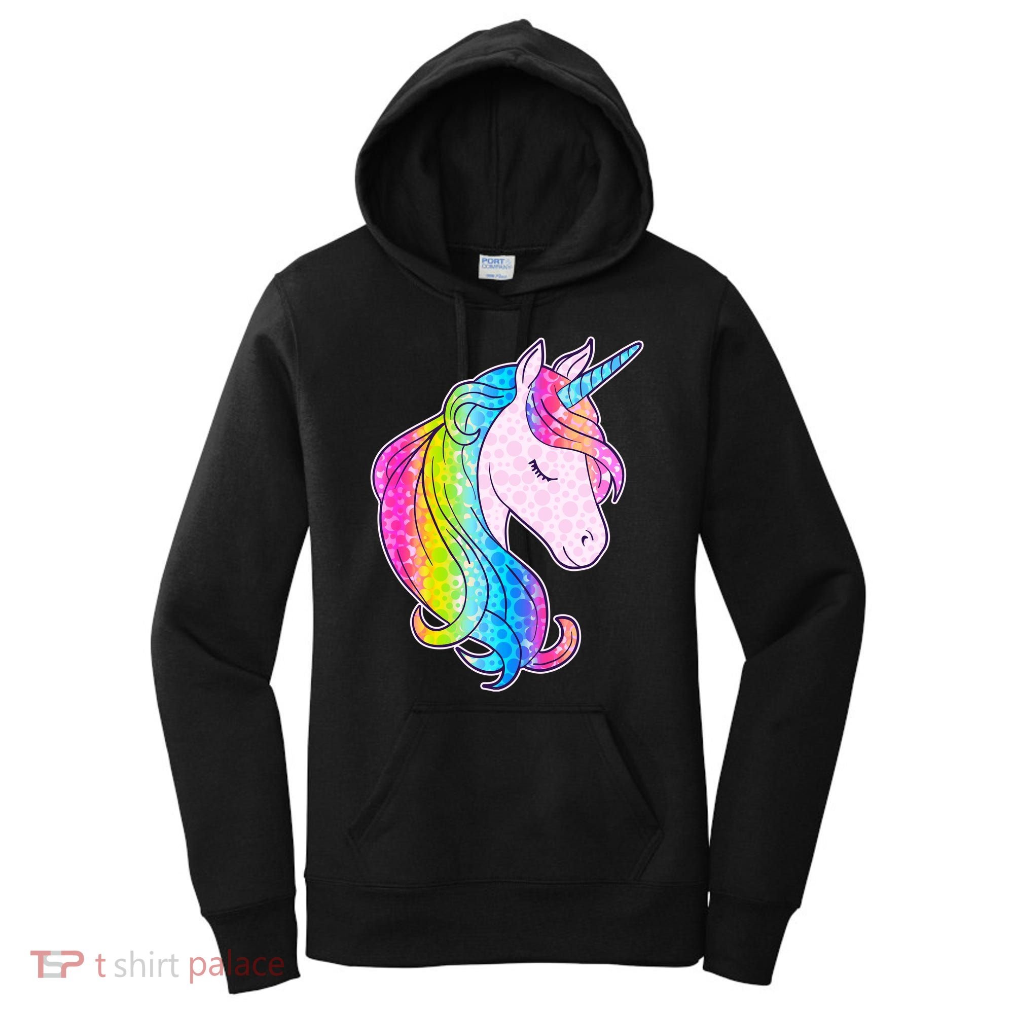 Cute Unicorn International Dot Day Make Your Mark Women's Hoodie