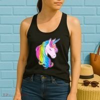 Cute Unicorn International Dot Day Make Your Mark Women's Tank Top thumb 2
