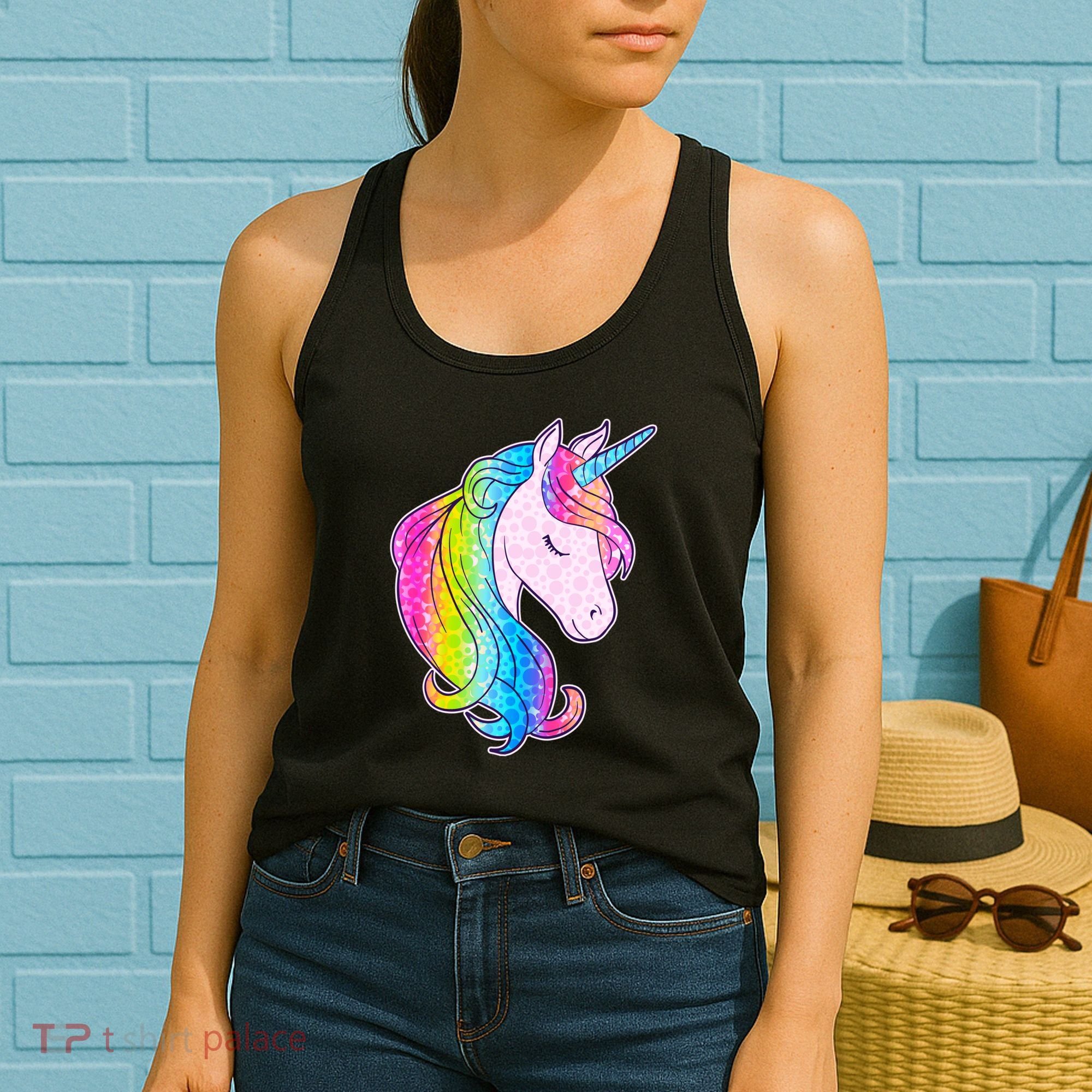 Cute Unicorn International Dot Day Make Your Mark Women's Tank Top