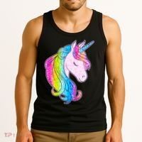 Cute Unicorn International Dot Day Make Your Mark Tank Top thumb 3