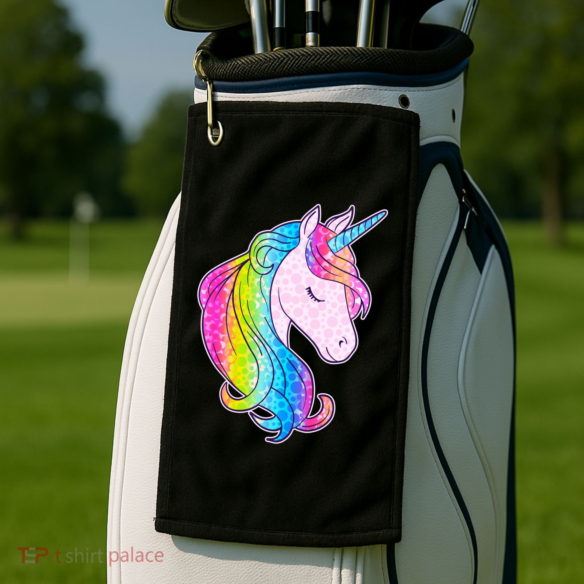 Cute Unicorn International Dot Day Make Your Mark Golf Towel