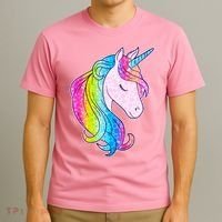 Cute Unicorn International Dot Day Make Your Mark T-Shirt thumb 3