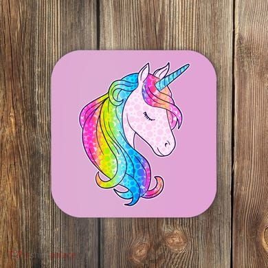 Cute Unicorn International Dot Day Make Your Mark Coaster