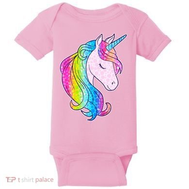 Cute Unicorn International Dot Day Make Your Mark Baby Bodysuit