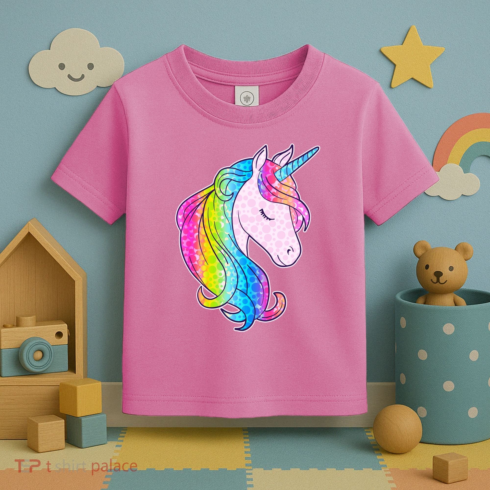 Cute Unicorn International Dot Day Make Your Mark Toddler T-Shirt