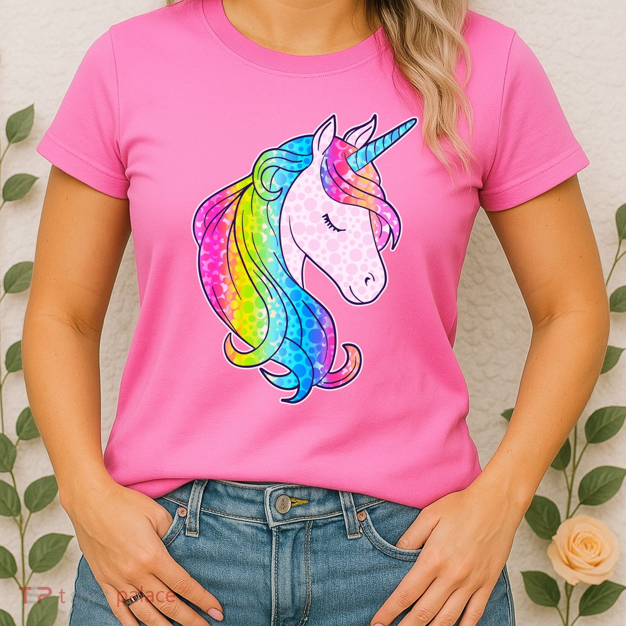 Cute Unicorn International Dot Day Make Your Mark Women's T-Shirt