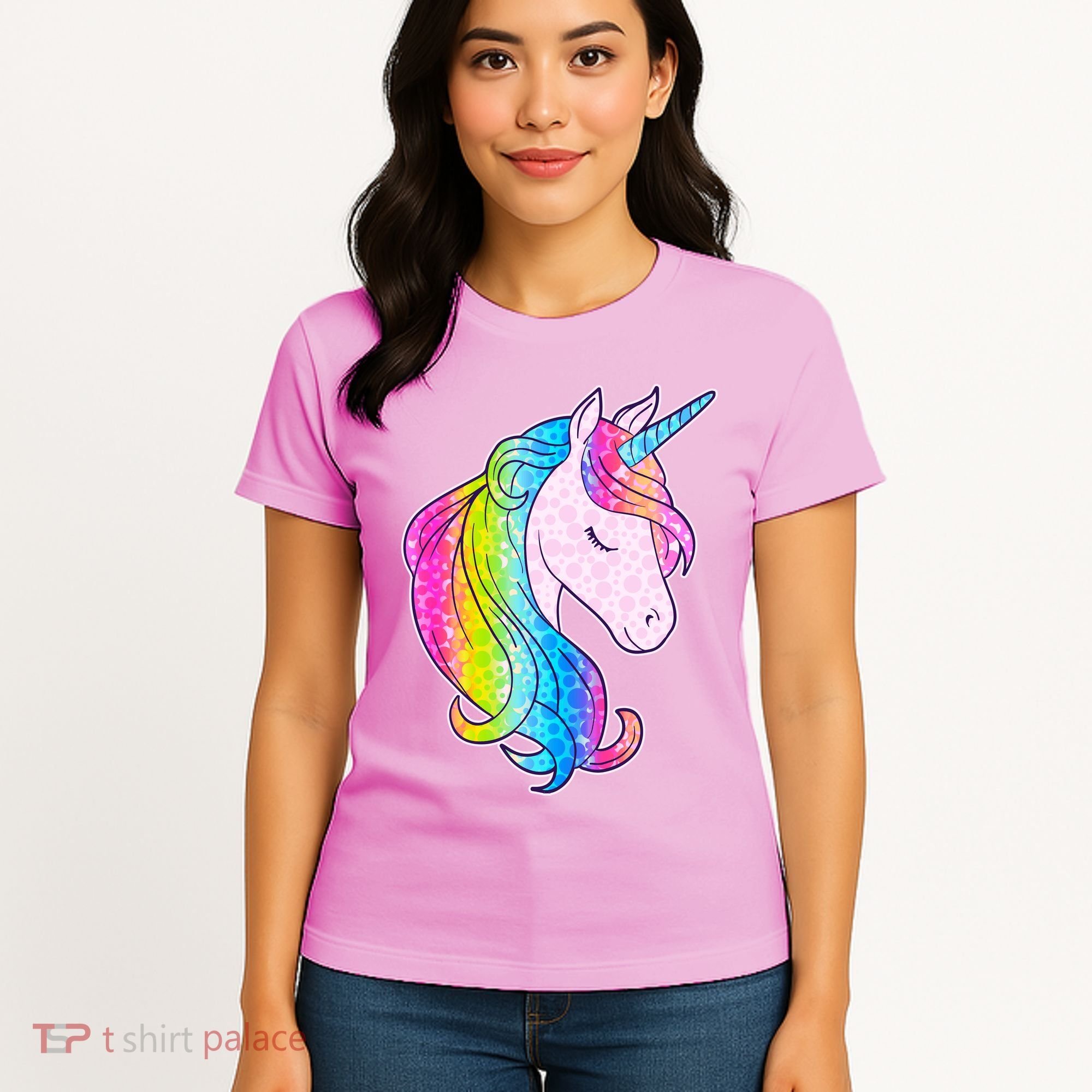Cute Unicorn International Dot Day Make Your Mark Women's T-Shirt