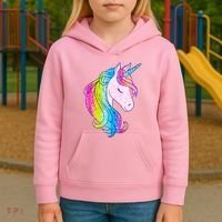 Cute Unicorn International Dot Day Make Your Mark Kids Hoodie thumb 3