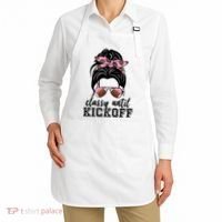 Classy Until Kickoff Football Hair Bun Apron thumb 2