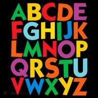 Colorful Uppercase Letters Alphabet Learn Abcs T-Shirt thumb 7