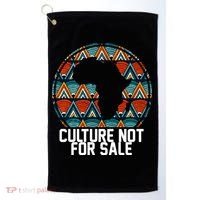 Culture Not For Sale Black History African Pride Golf Towel thumb 0