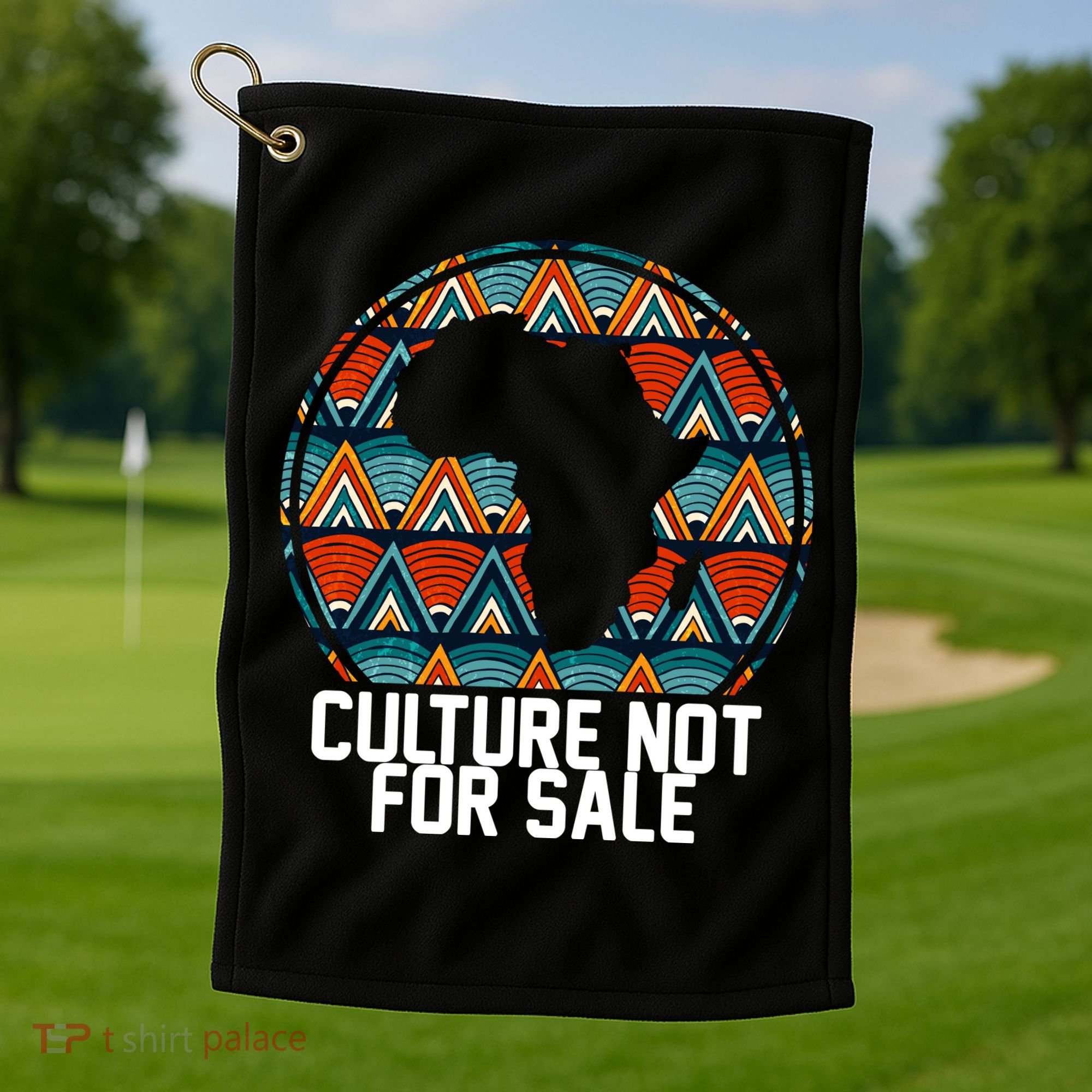 Culture Not For Sale Black History African Pride Golf Towel