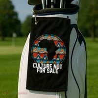 Culture Not For Sale Black History African Pride Golf Towel thumb 2