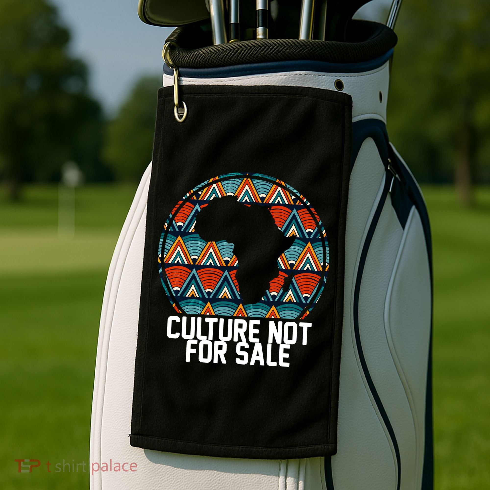 Culture Not For Sale Black History African Pride Golf Towel