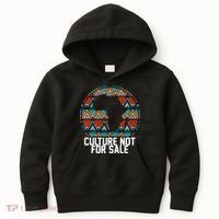 Culture Not For Sale Black History African Pride Kids Hoodie thumb 0