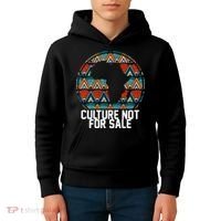Culture Not For Sale Black History African Pride Kids Hoodie thumb 4