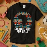 Culture Not For Sale Black History African Pride Kids T-Shirt thumb 3