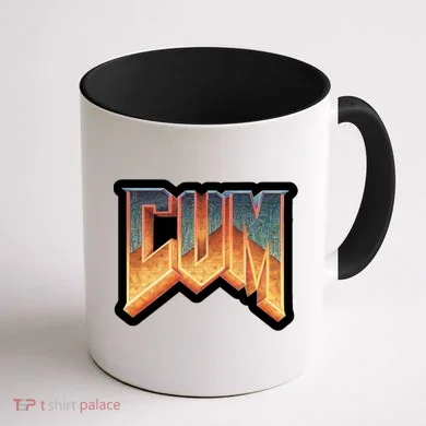 Cum Doom Coffee Mug back