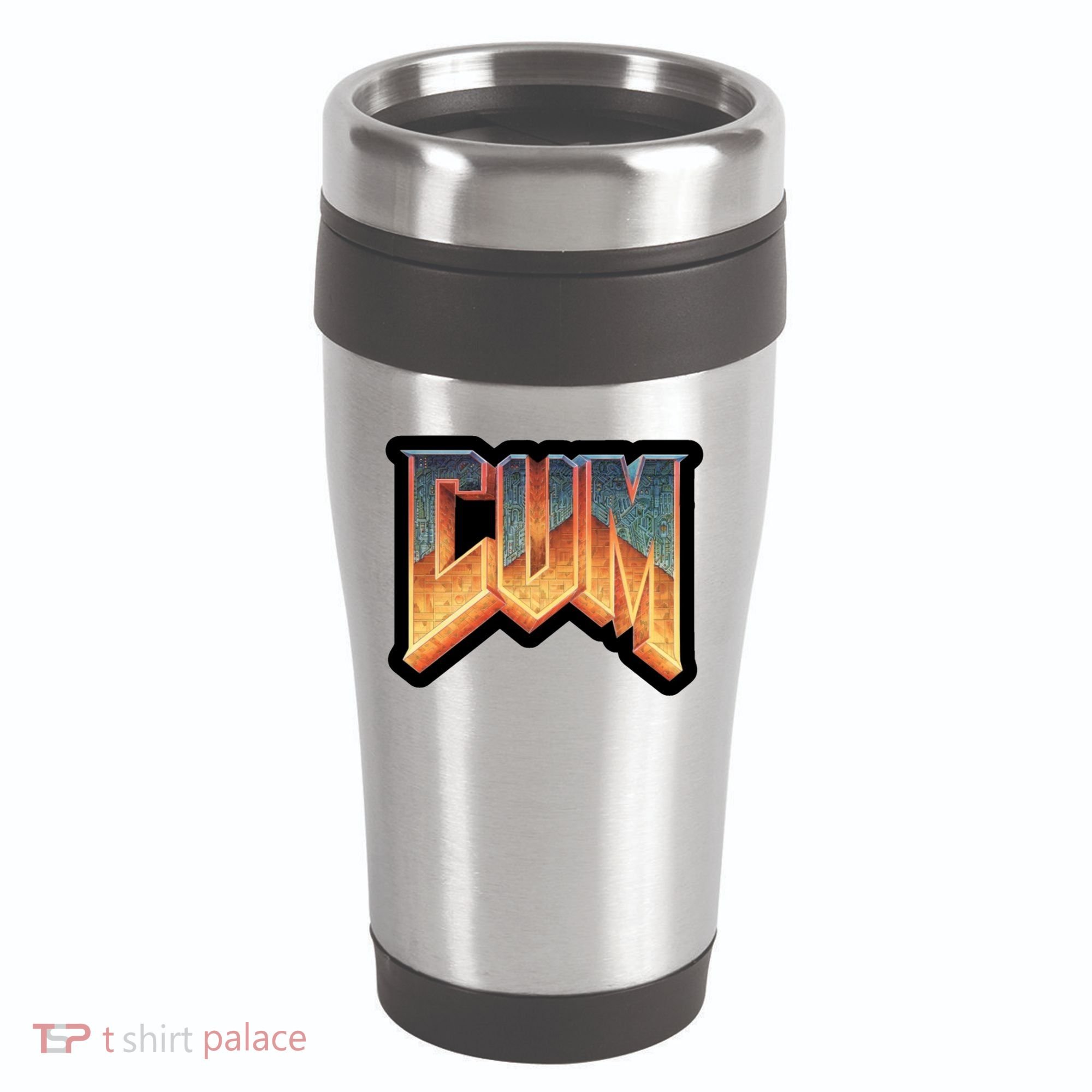 Cum Doom 16oz Travel Tumbler