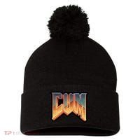 Cum Doom Pom Pom 12in Knit Beanie thumb 0