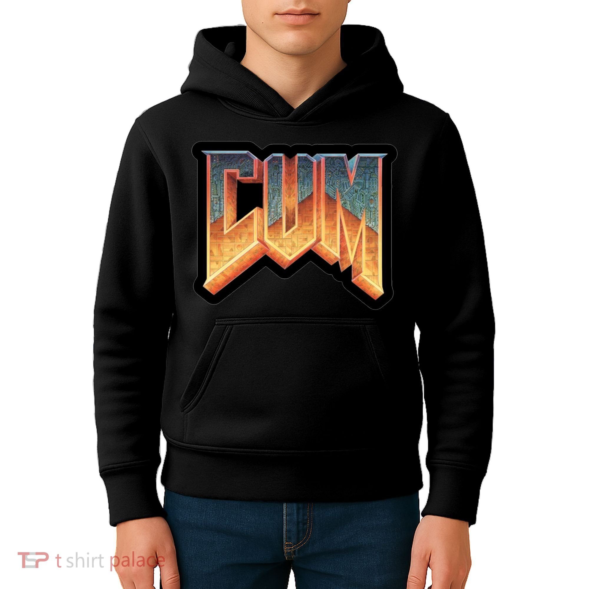 Cum Doom Kids Hoodie