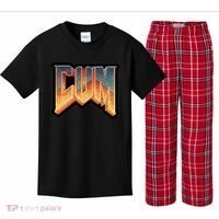 Cum Doom Kids Plaid Pajama Set thumb 0