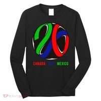 Canada USA Mexico Soccer Tournament 2026 Long Sleeve Shirt thumb 0