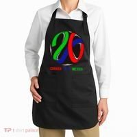 Canada USA Mexico Soccer Tournament 2026 Apron thumb 2