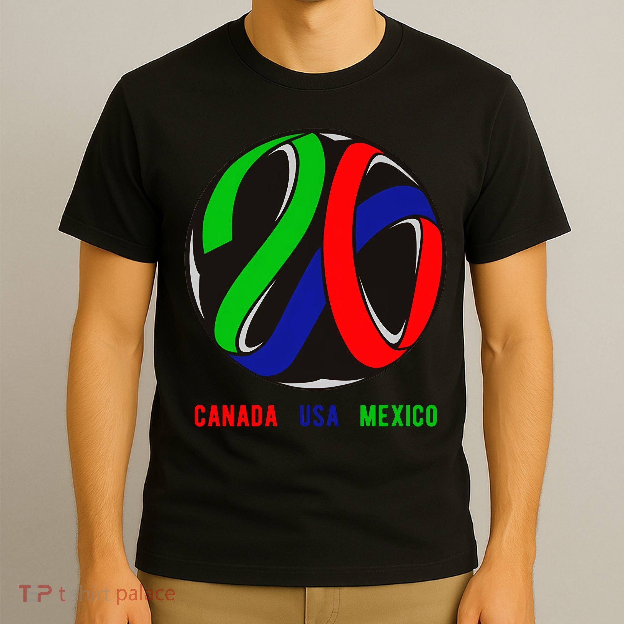 Canada USA Mexico Soccer Tournament 2026 T-Shirt