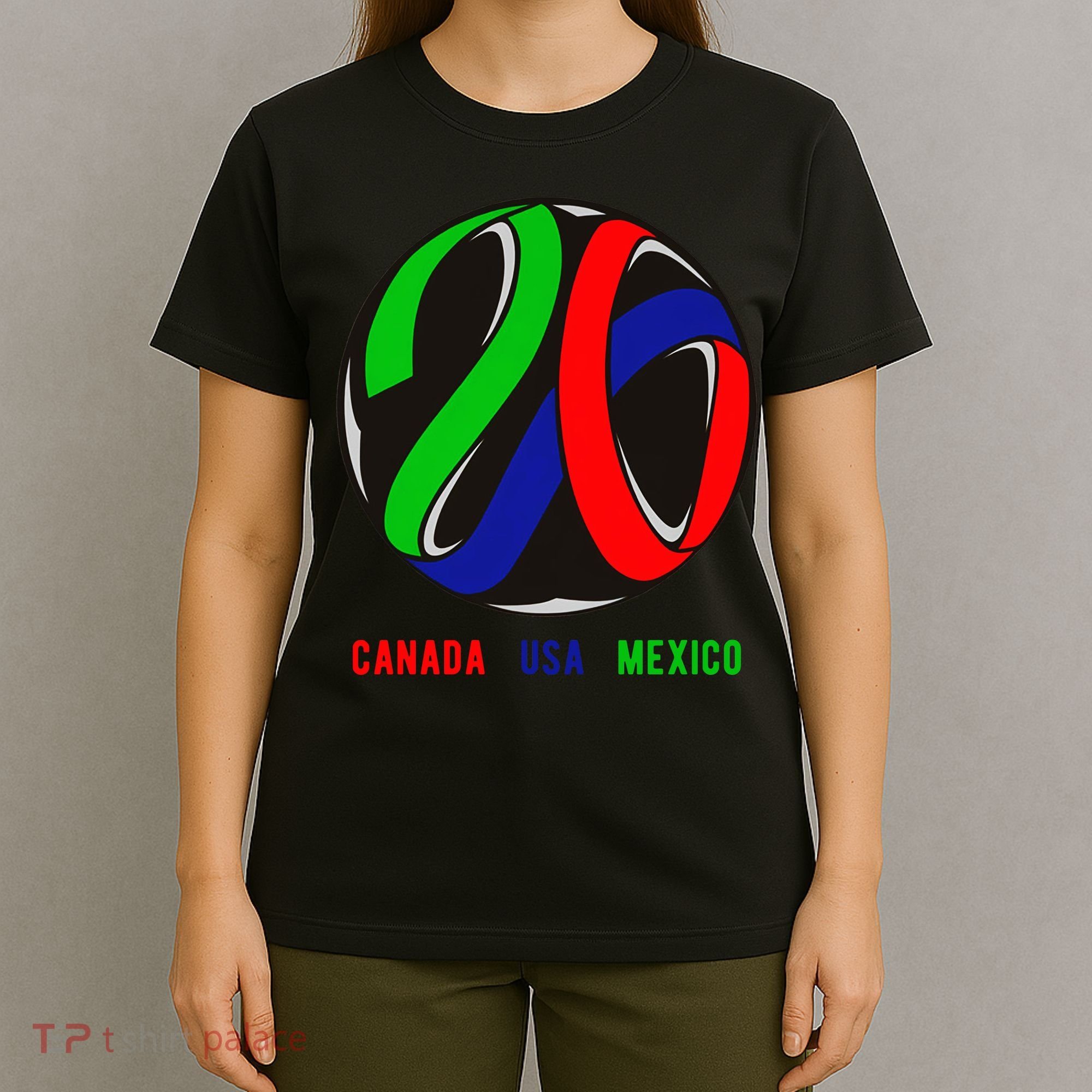 Canada USA Mexico Soccer Tournament 2026 T-Shirt